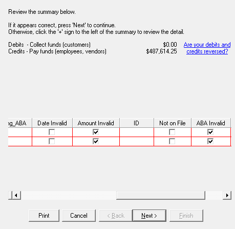 Getting Started - Mapping invalid rows expanded