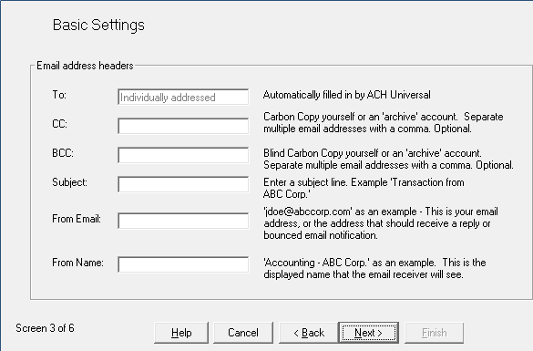 Figure 2 - Basic Settings