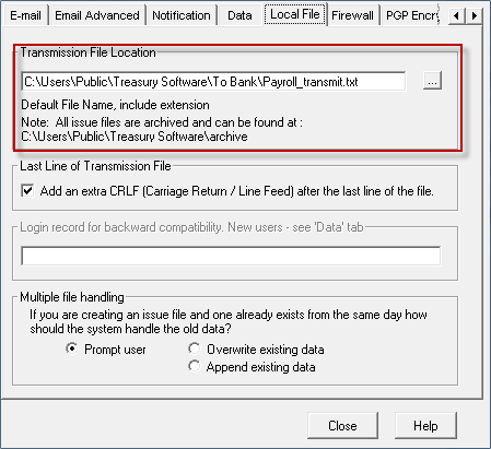 Getting Started BPP - Changing issue file location