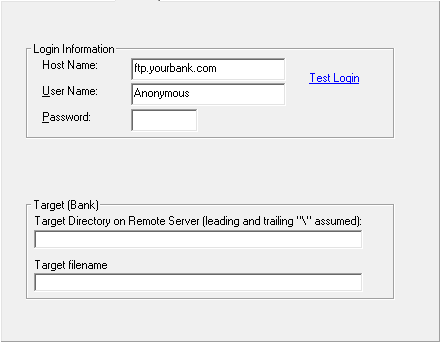 Figure 2 - FTP Options