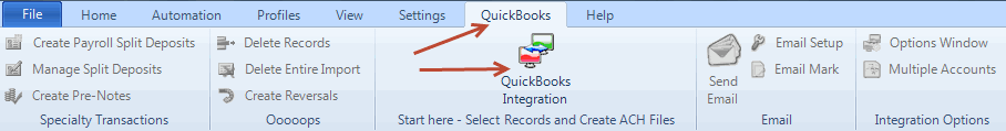 QuickBooks Integration