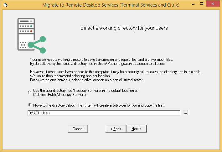 Remote desktop wizard